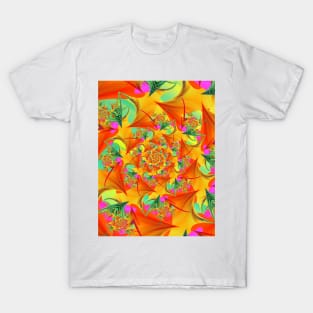 Brightly coloured abstract T-Shirt